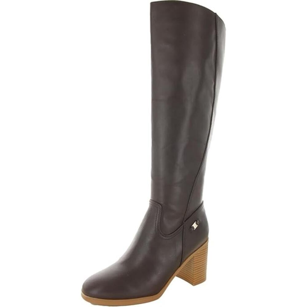 Giani Bernini Womens Odettee Leather Almond Toe Knee-High Boots Brown 7.5 new - Picture 2 of 7